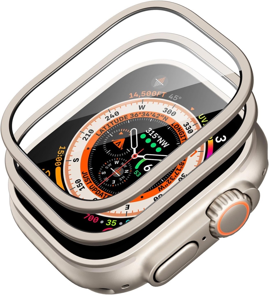ESR Armorite screen 2szt szkło do Apple Watch Ultra 49mm 2/1 GPS TYTAN
