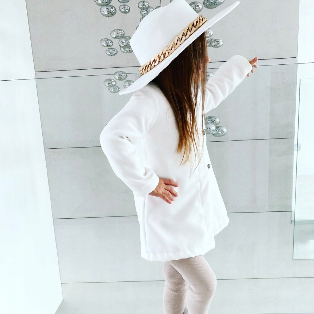 Biała Kurtka Płaszczyk