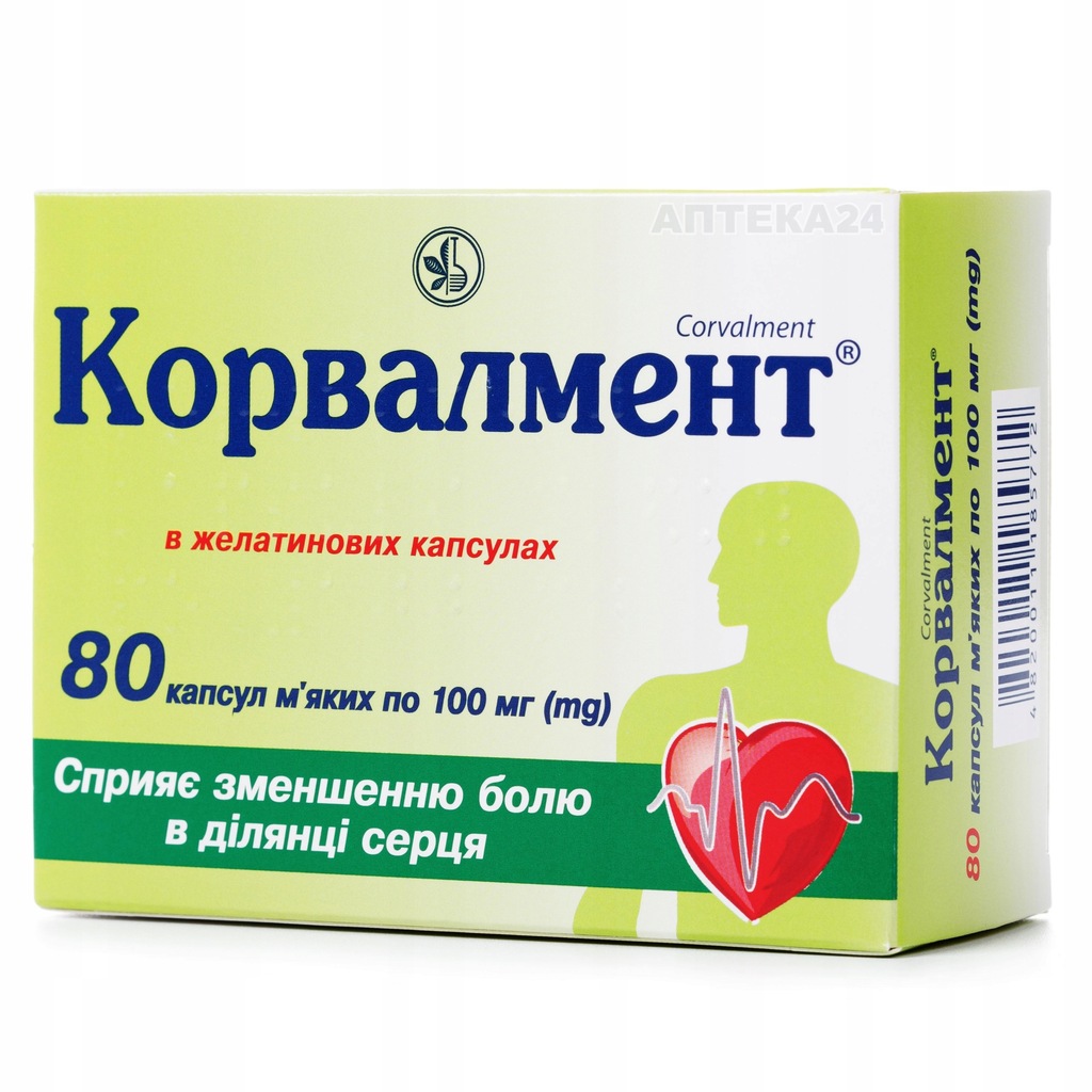 corvalment 80 kapsułek po 100 mg