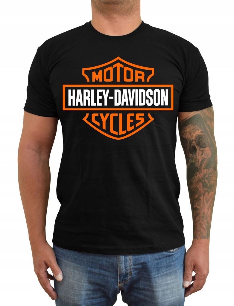 Koszulka Tshirt Motocykl Harley Davidson logo 1 7873575104