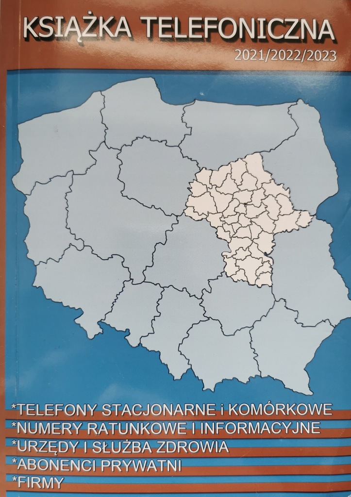 Książka telefoniczna 2021/2022/2023