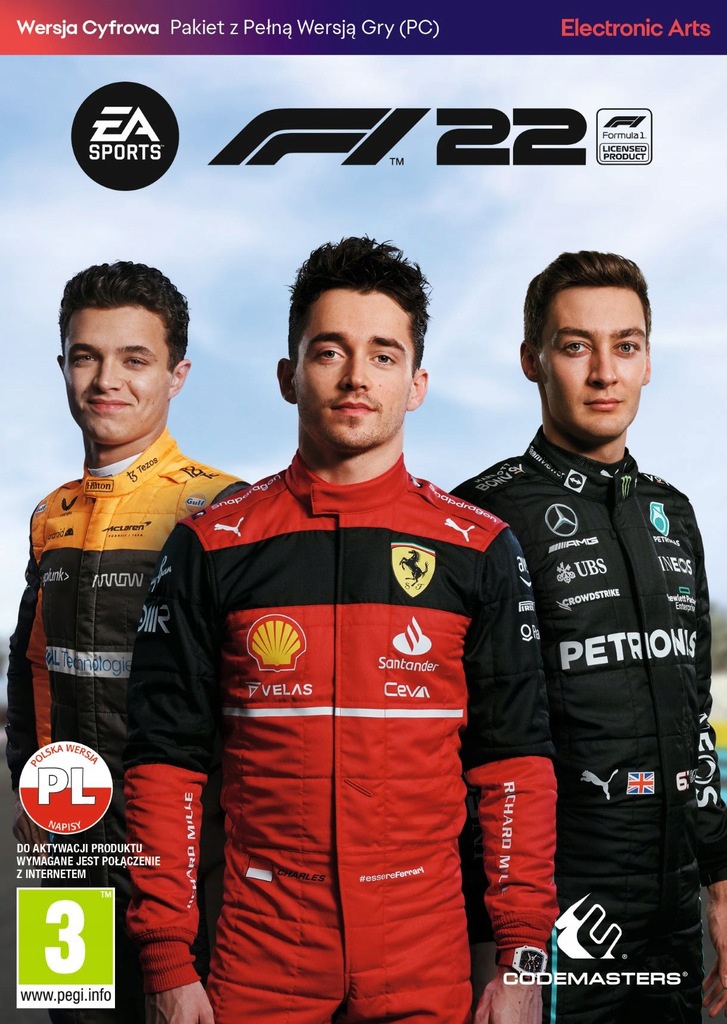 F1 2022 PL PC KLUCZ ORIGIN 12334932812 oficjalne archiwum Allegro