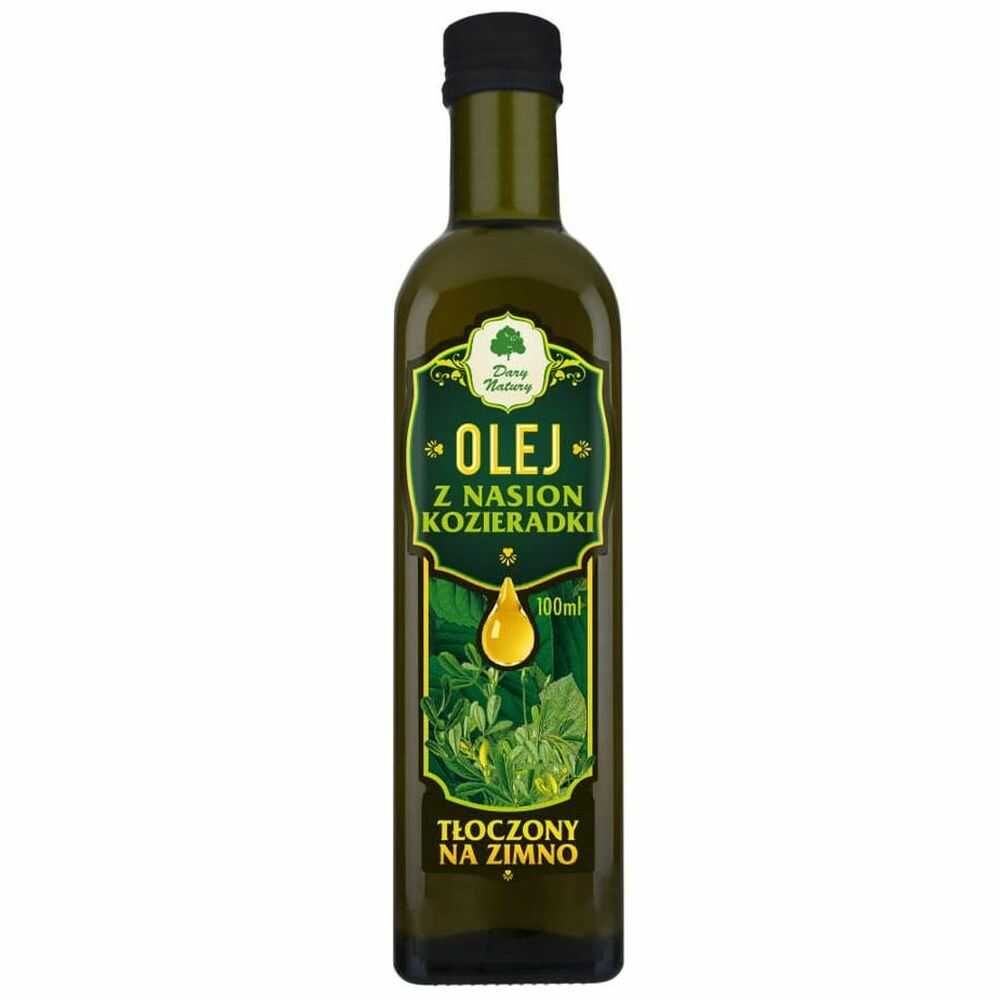 Olej z Nasion Kozieradki Tłoczony na Zimno 100 ml - Dary Natury