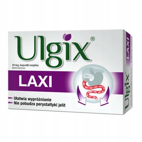 ULGIX Laxi 50 mg lek na zaparcia 30 kapsułek HASCO