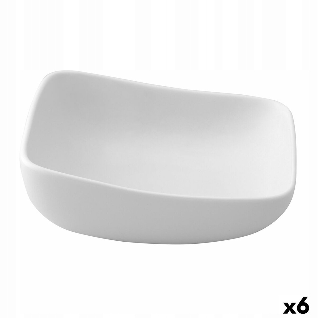 Miska Ariane Vital Kwadratowy Ceramika Biały (Ø 21