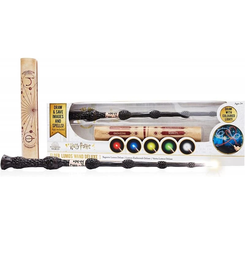 RÓŻDŻKA HARRY POTTER DELUXE LUMOS DUMBLEDORE 35 CM