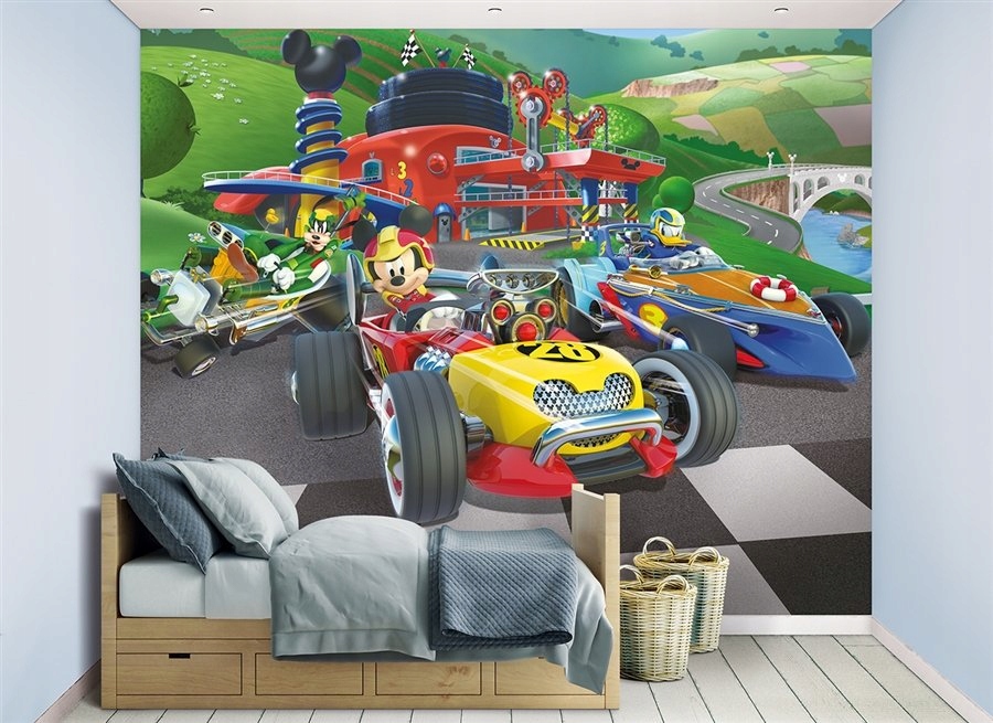 Fototapeta dla Dziecka - Mickey Mouse Racers - 3D