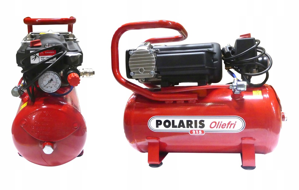 KOMPRESOR POLARIS MINI 15L BEZOLEJOWY WŁOCHY 230V