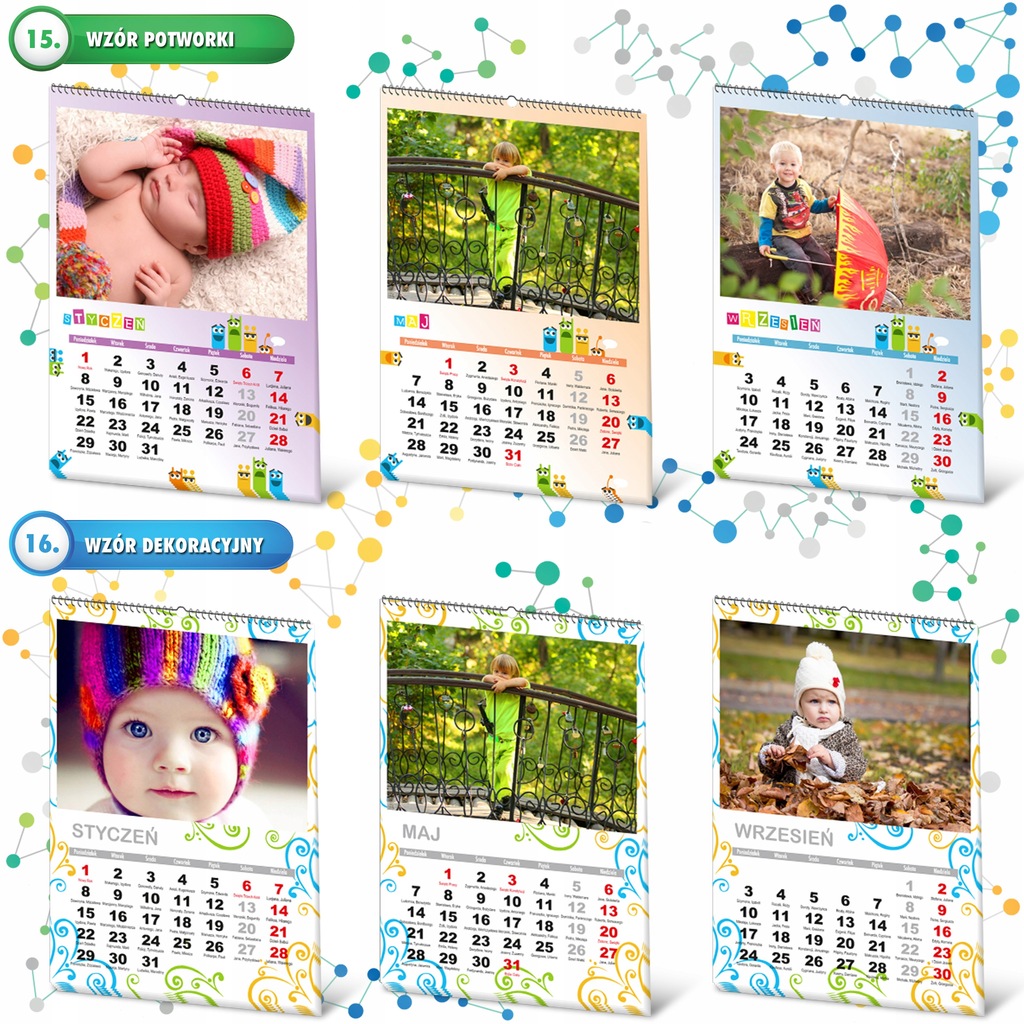 Foto-kalendarz A3 Prezent na DZIEŃ BABCI I DZIADKA ...