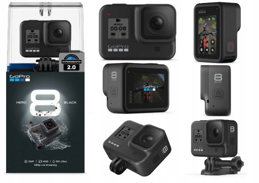 Kamera GoPro Hero 8 Black GW FV23% Tychy Nowa