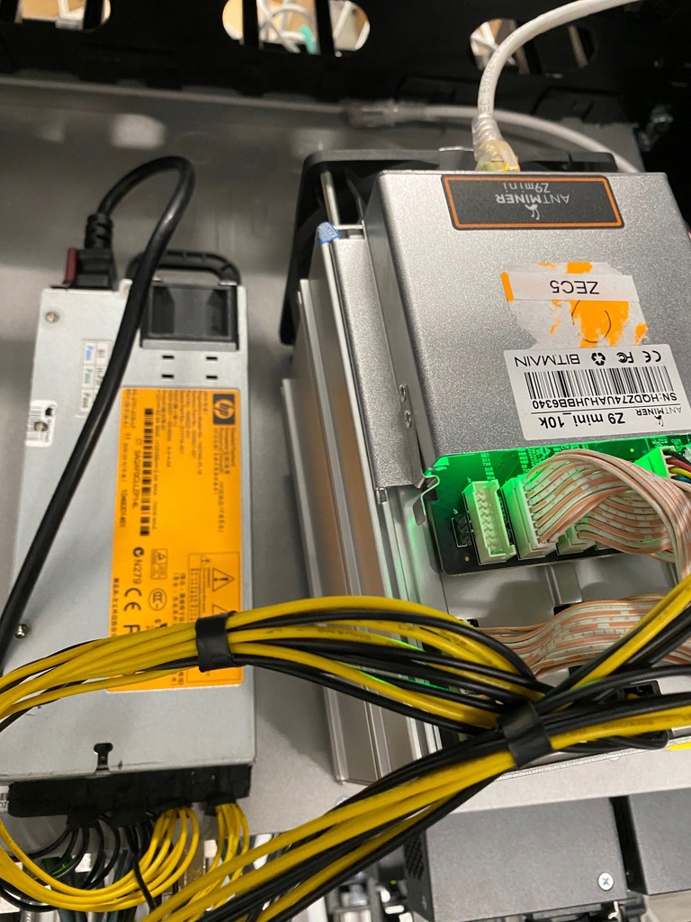 Antminer z9 mini 13-14 kSol z zasilaczem