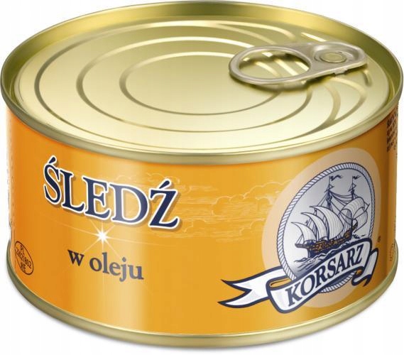 Korsarz Śledź w Oleju 330 g