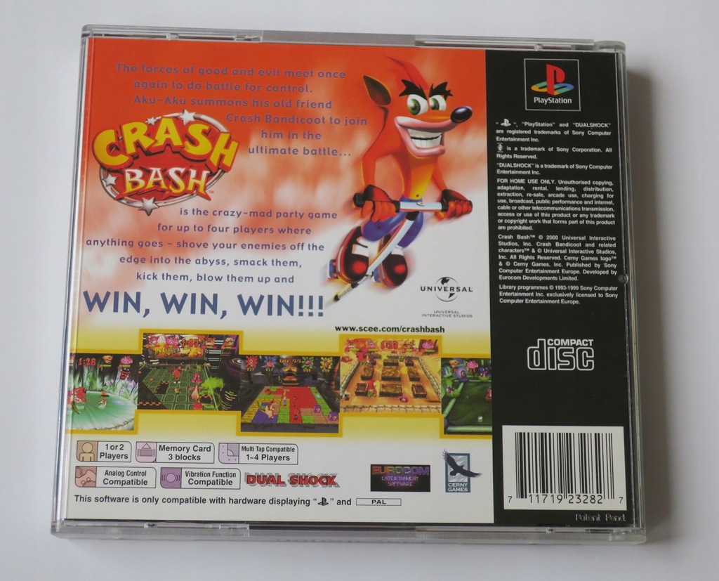 Купить PS1 CRASH BASH PLAYSTATION 1 PSX: отзывы, фото и характеристики ...