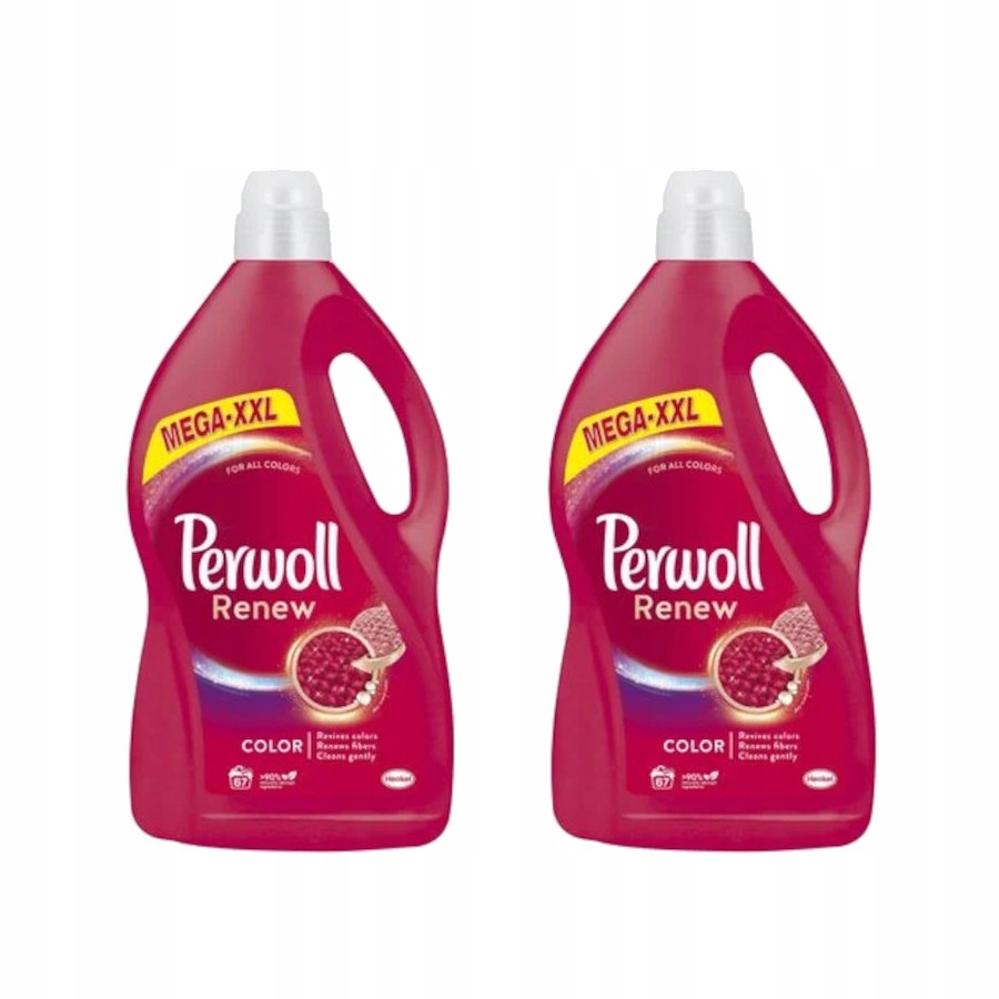 2x Płyn prania PERWOLL Color Renew 67 prań 4,05 l