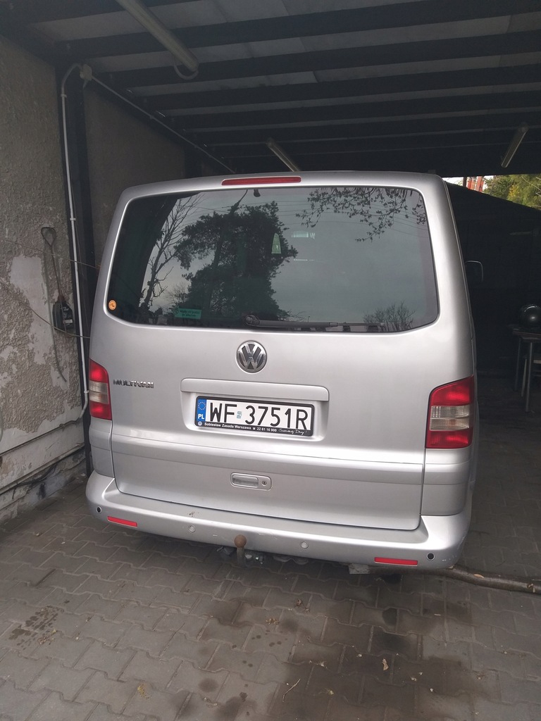 VW MULTIVAN T 5 2.5 TDI HIGHLINE USZKODZONY SILNI