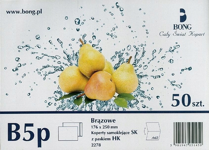 Koperty brązowe B5 HK B/O BM (50szt)