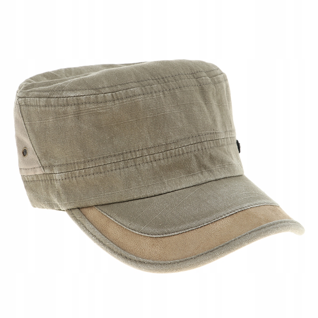 Bawełniana czapka z daszkiem - Zieleń wojskowa