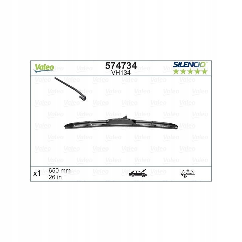 FRONT Left Pióro wycieraczki for KIA VALEO 574734