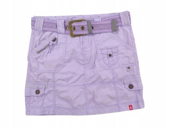 38-40 ESPRIT SPÓDNICA MINI LILAC PASEK W114