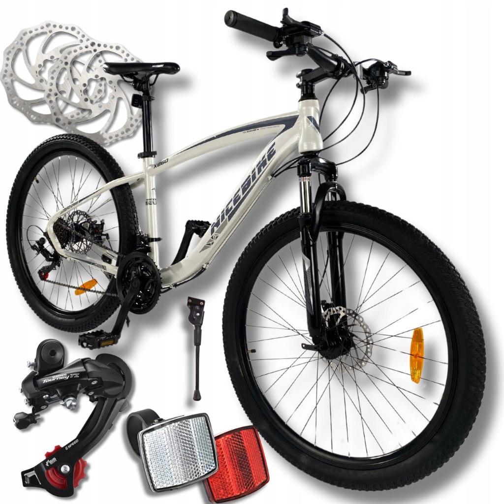 ROWER GÓRSKI MTB 26 SHIMANO 21 BIEGÓW SHIMANO 2xTARCZE RAMA 16"