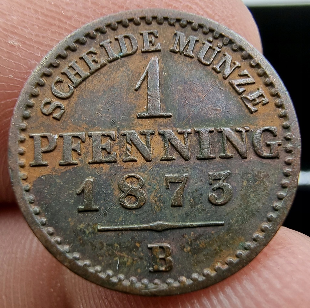 NumisMATI 1 pfennig 1873 B