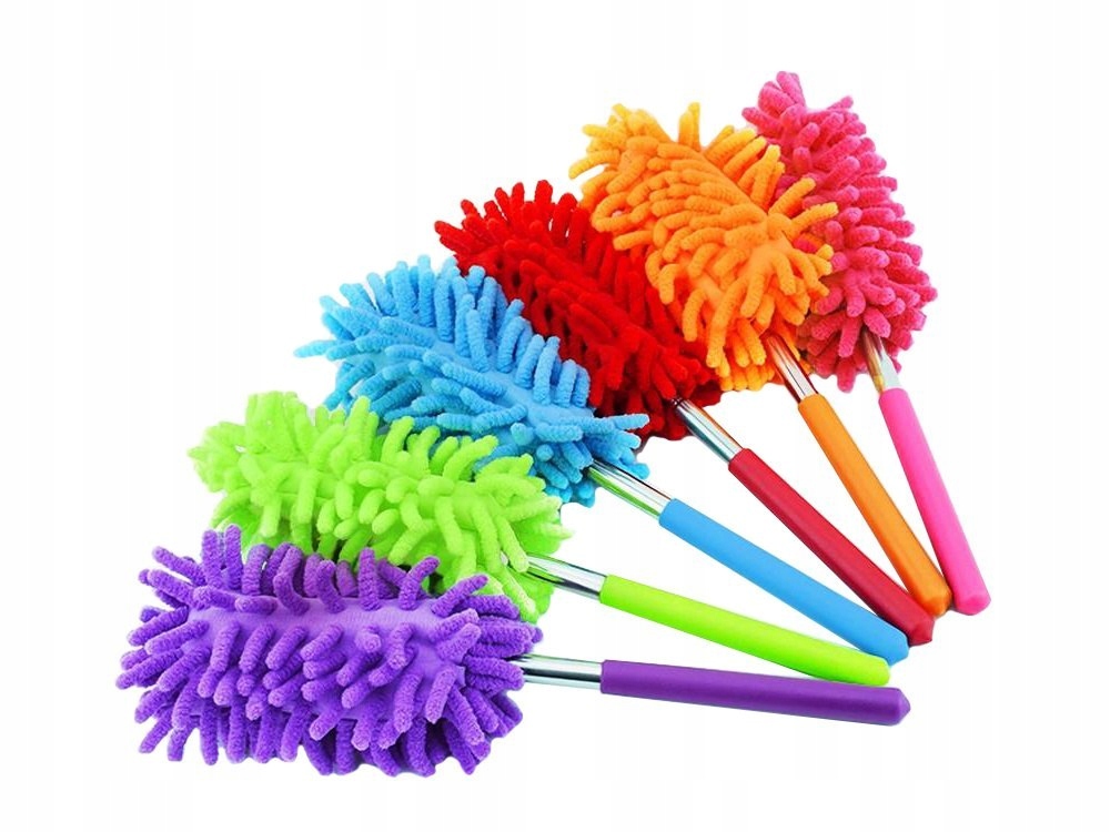 Teleskopowa Miotełka do Kurzu Mikrofibra 25-75 cm