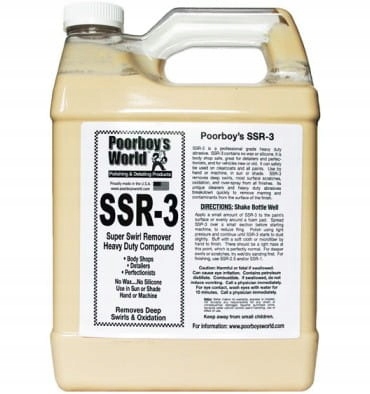 Poorboy's World SSR 3 3785ml ŚCIERNA MOCNA PASTA