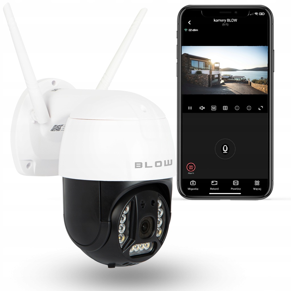 Купить Уличная PTZ-камера BLOW WiFi, 2 МП, SD IR, IP66: отзывы, фото, характеристики в интерне-магазине Aredi.ru