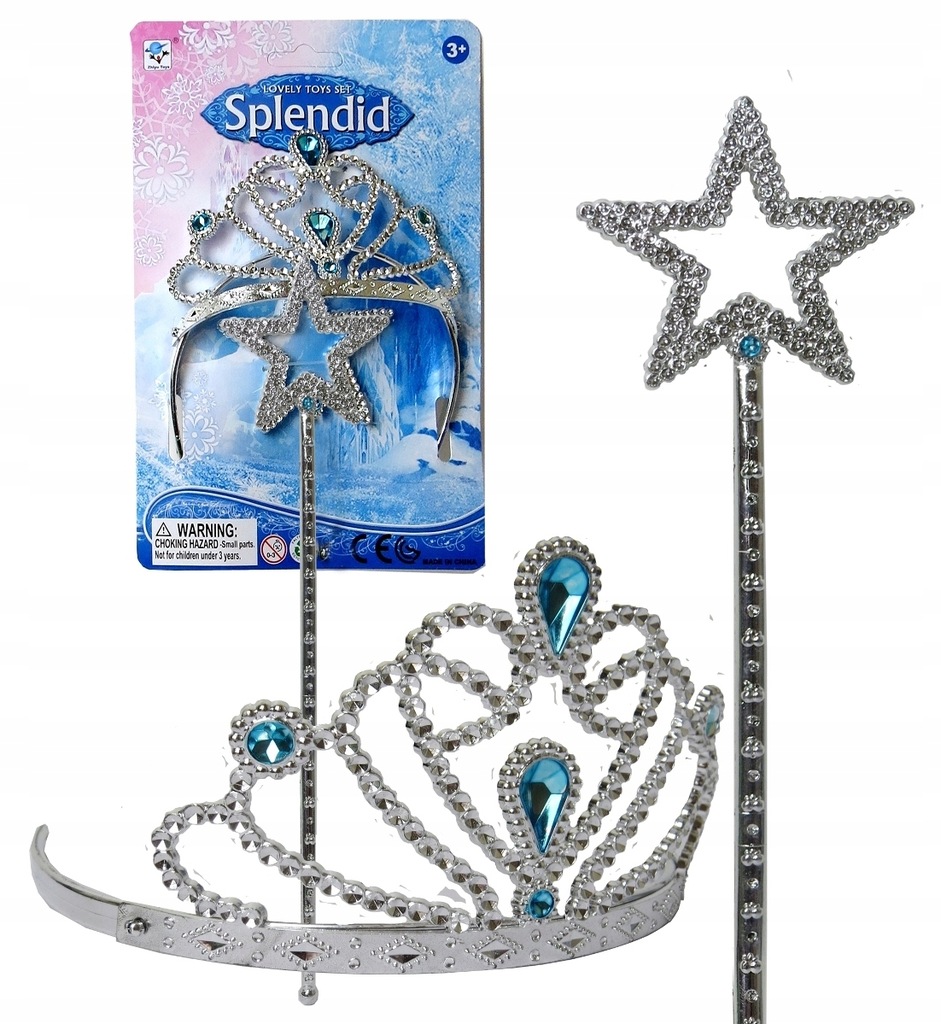 Zestaw Frozen Diadem różdżka