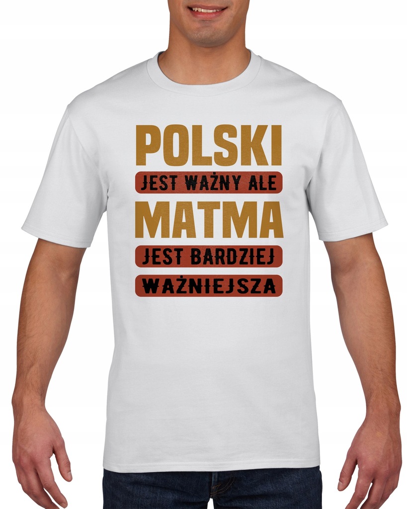 Koszulka męska Polski vs matma M