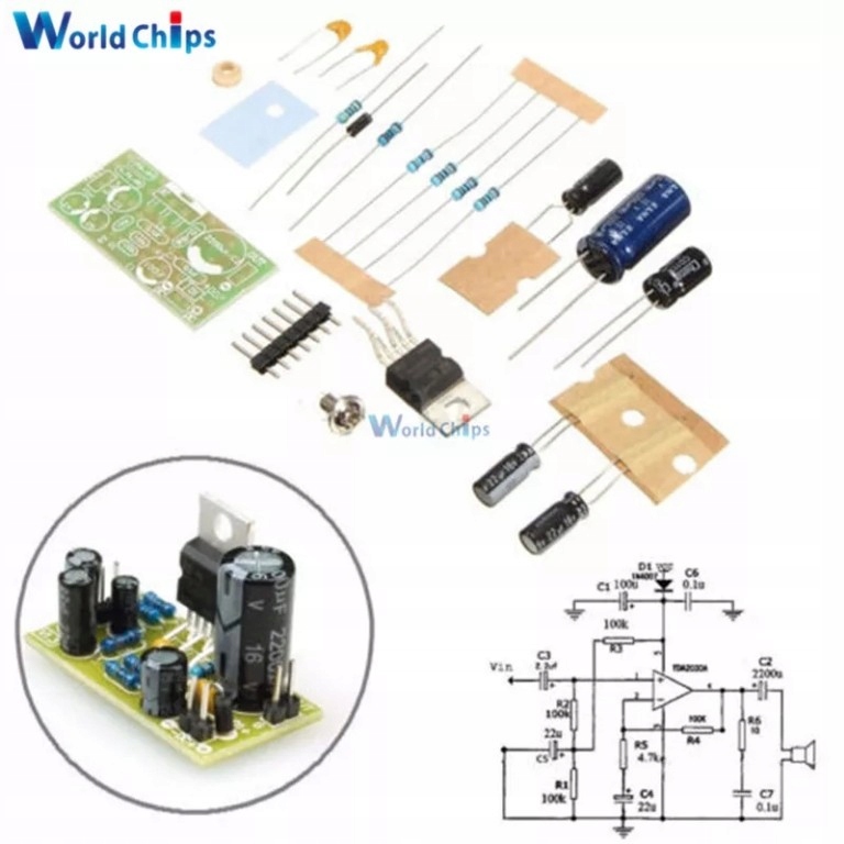 Wzmacniacz 18W mono dc9-24v diy 1%