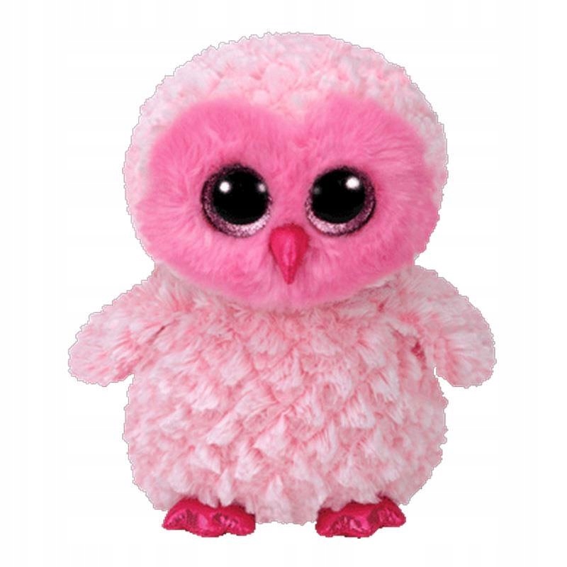 Beanie Boos Twiggy - Różowa Sowa 15cm