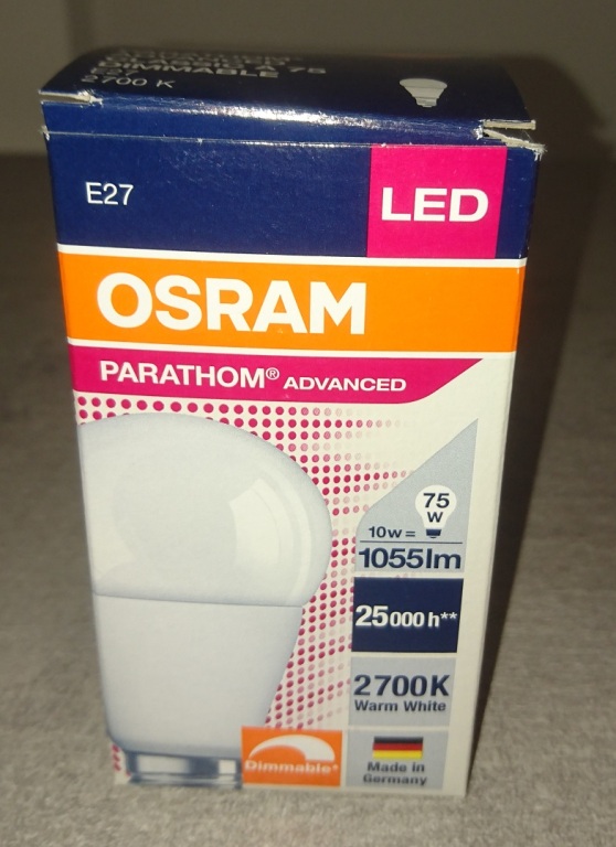 Żarówka LED E27 OSRAM 10W dim