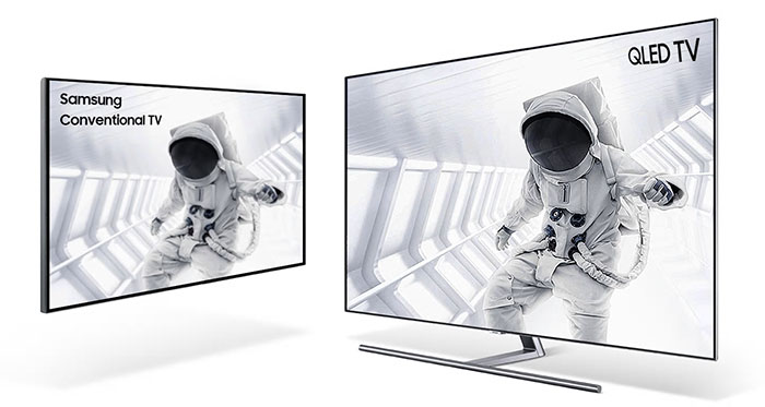 Купить 65 Телевизор Samsung QE65Q7FNA QLED + вешалка: отзывы, фото, характеристики в интерне-магазине Aredi.ru