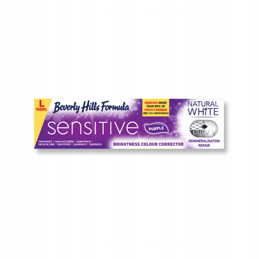 BEVERLY HILLS PASTA DO ZĘBÓW 100ML NATURAL WHITE SENSITIVE WHITENING