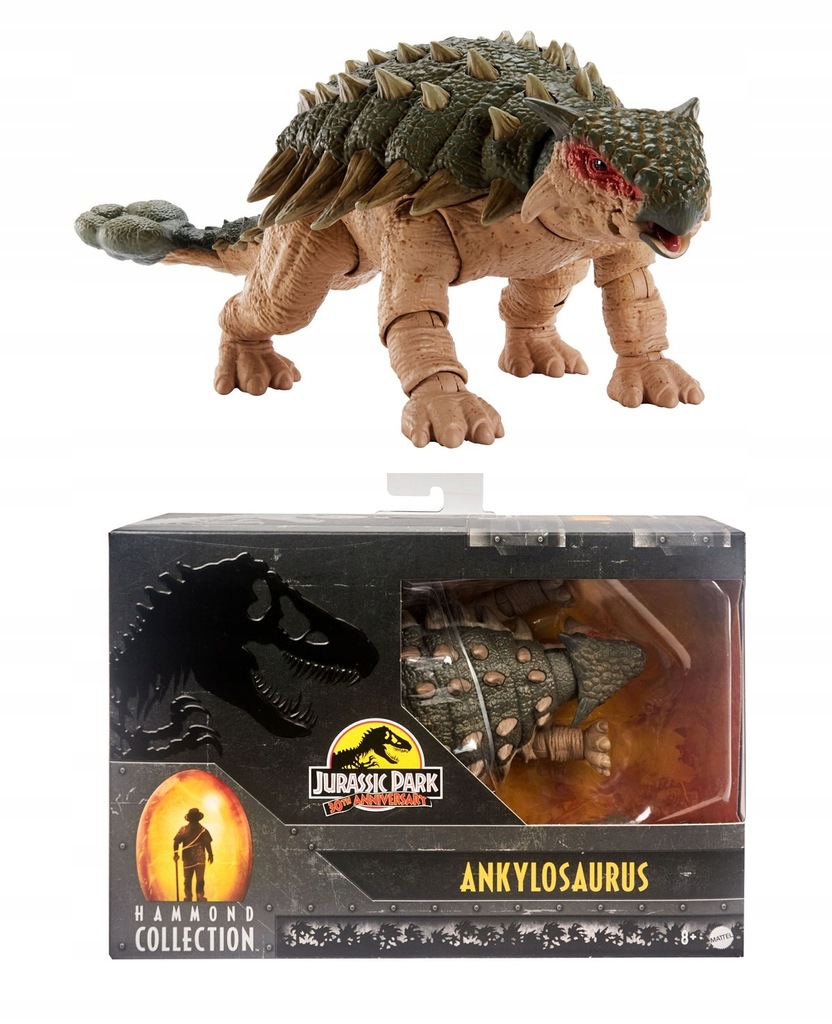 Figurka Mattel park jurajski jurassic park Ankylosaurus DINOZAUR ankylozaur
