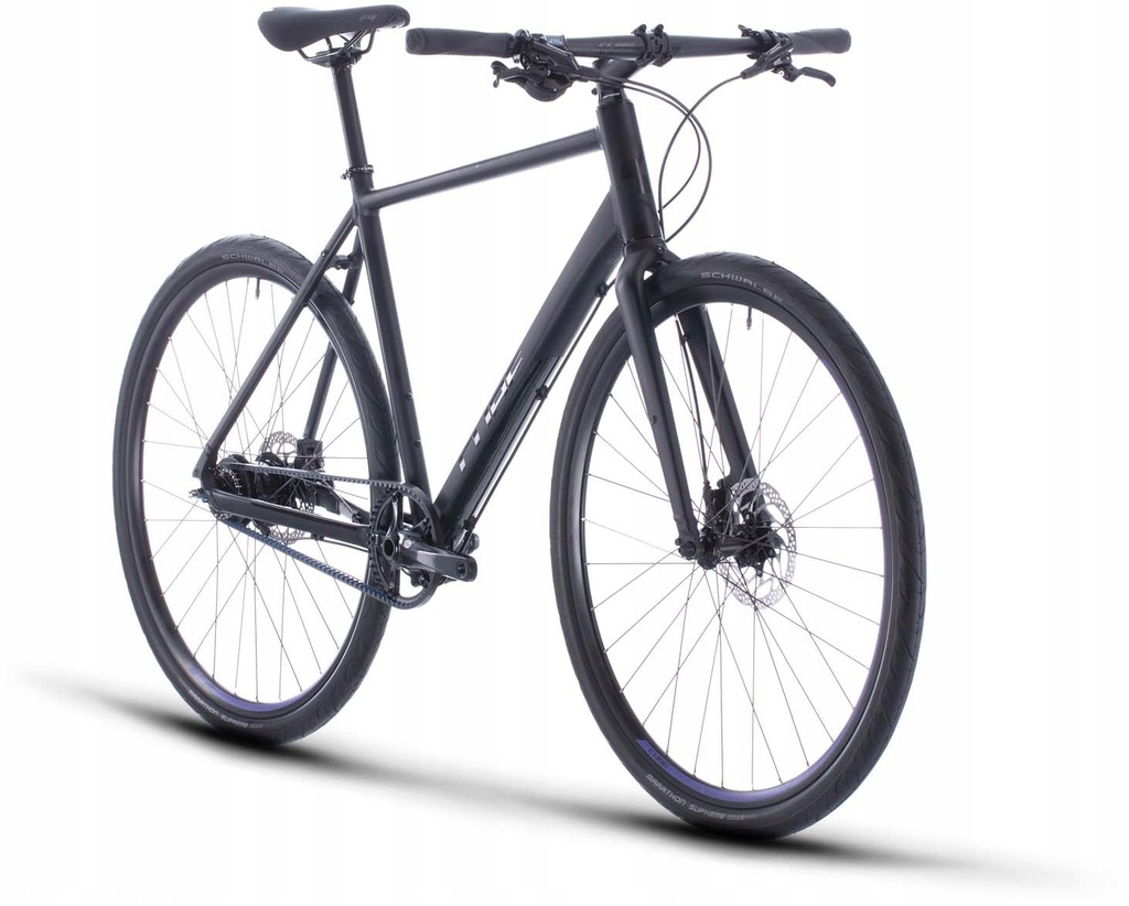 Rower miejski Cube Editor black´n´purple 46cm 28''