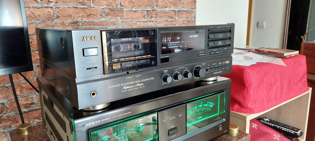 Magnetofon kasetowy Akai GX-75 czarny