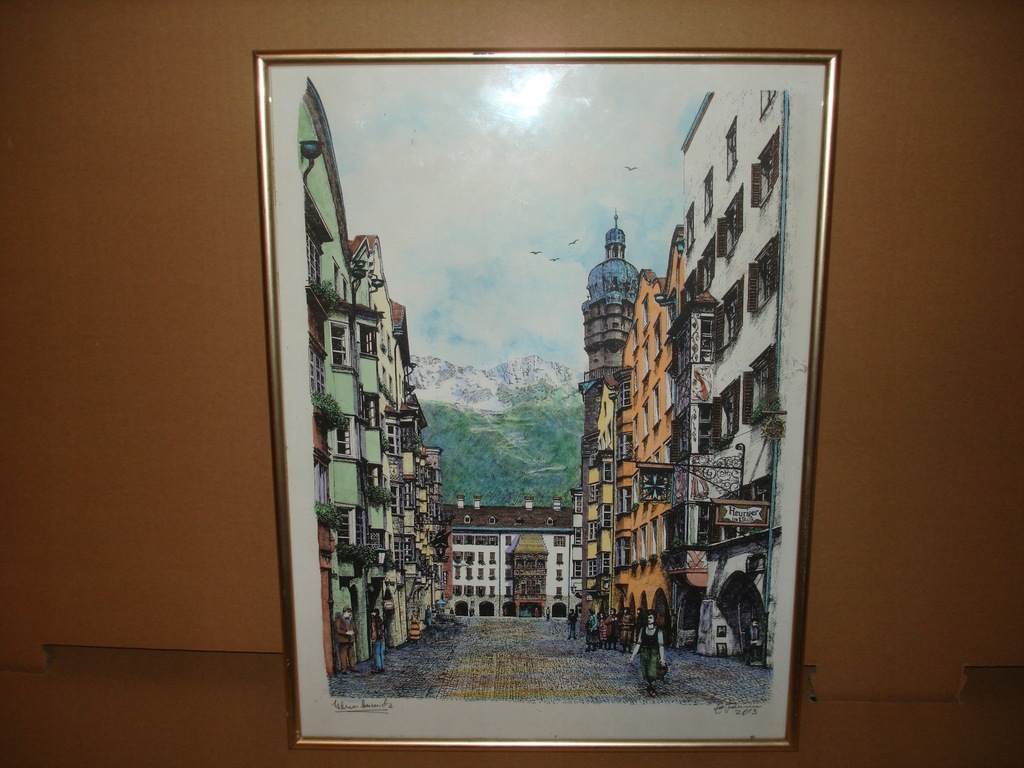 Innsbruck 1982-2014 Ręcznie wykonany sygnowany