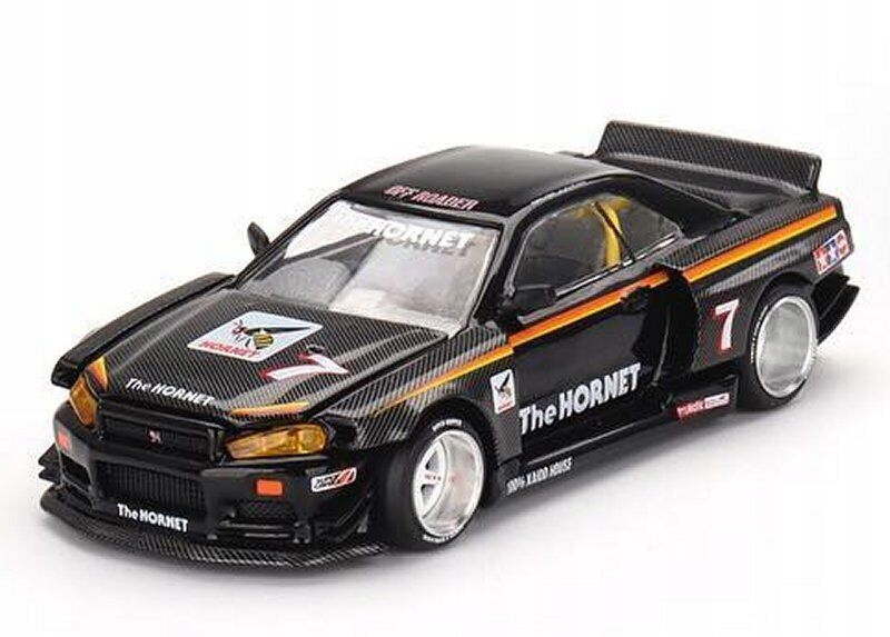 ミニカー NISSAN SKYLINE GT-R R34 THE HORNET ミニカー THE HORNET NISSAN SKYLINE GT-R (R34) MINI GT x