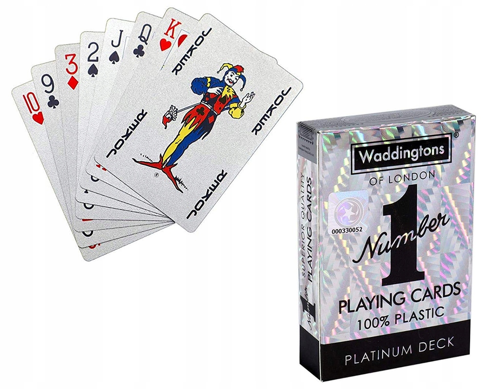 KARTY DO GRY WADDINGTONS NUMBER 1 PLATINUM DECK