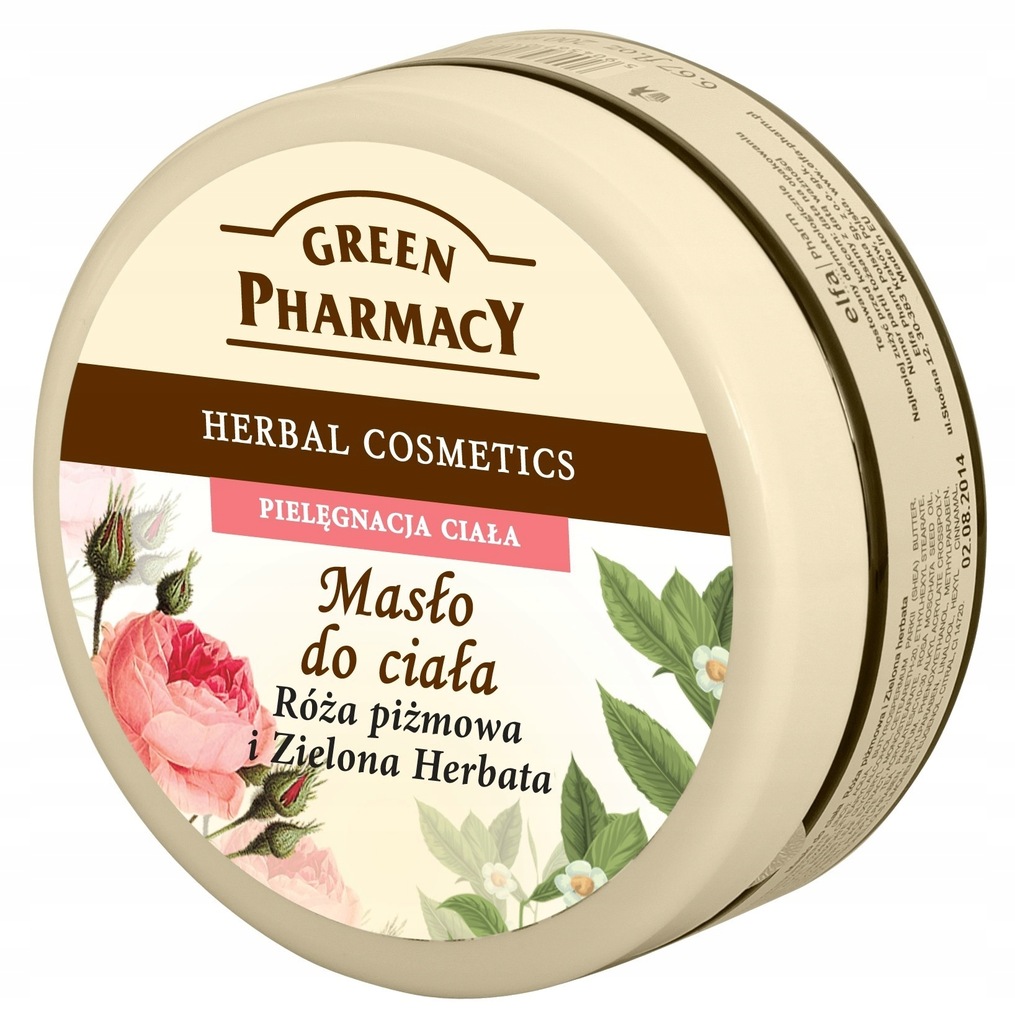 Green Pharmacy Masło do ciała Róża piżmowa, Zielon