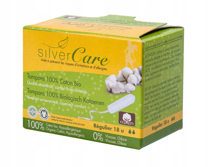 Masmi Silver Care tampony 100% bawełny REGULAR