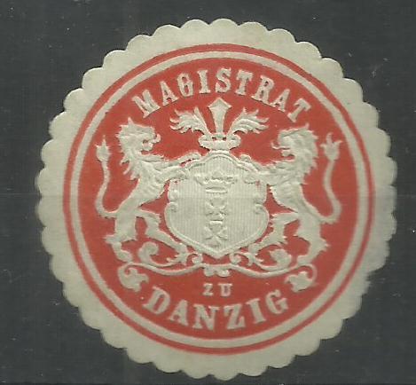 Zalepka ---- Gdańsk -- Danzig -1860-1914