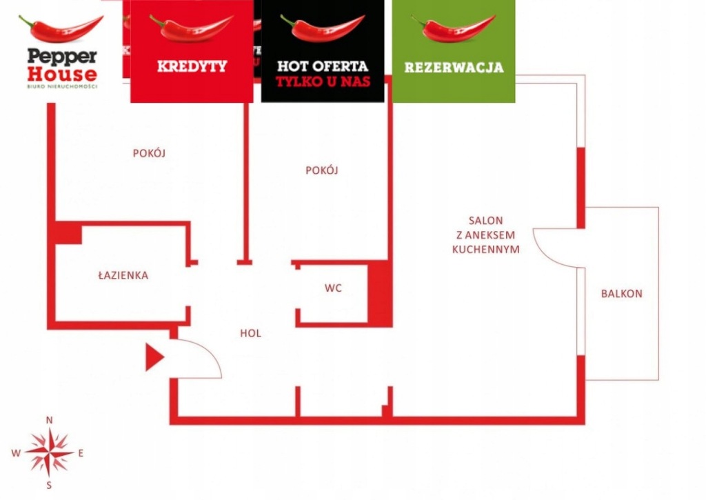 Mieszkanie, Gdynia, Chwarzno-Wiczlino, 65 m²