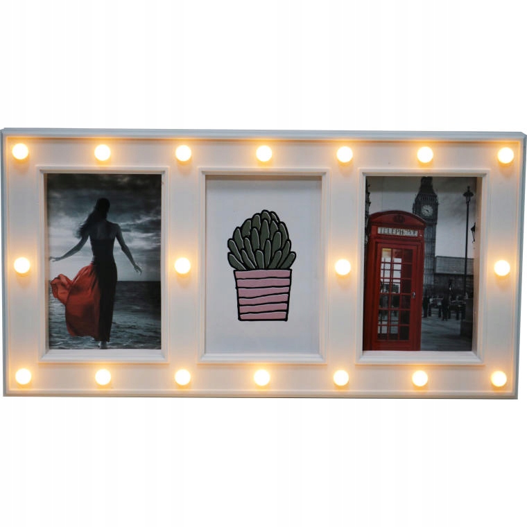 RAMKA Z OŚWIETLENIEM LED