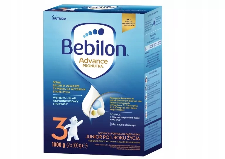 BEBILON 3 ADVANCE PRONUTRA JUNIOR PO 1 ROKU 1000 G