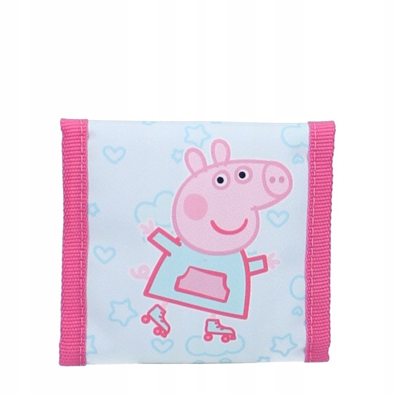 Świnka Peppa Pig - Portfel dla dzieci (10x10x1cm)