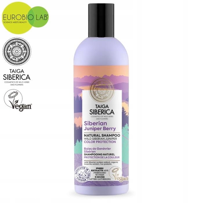 TAIGA SIBERICA Szampon do włosów farbowanych 270ml