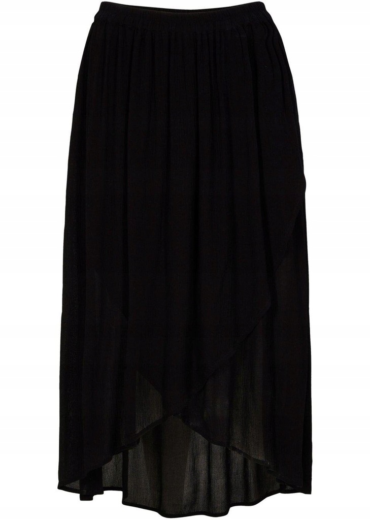 SPÓDNICA CZARNA MIDI 1X4C25 Bpc 38